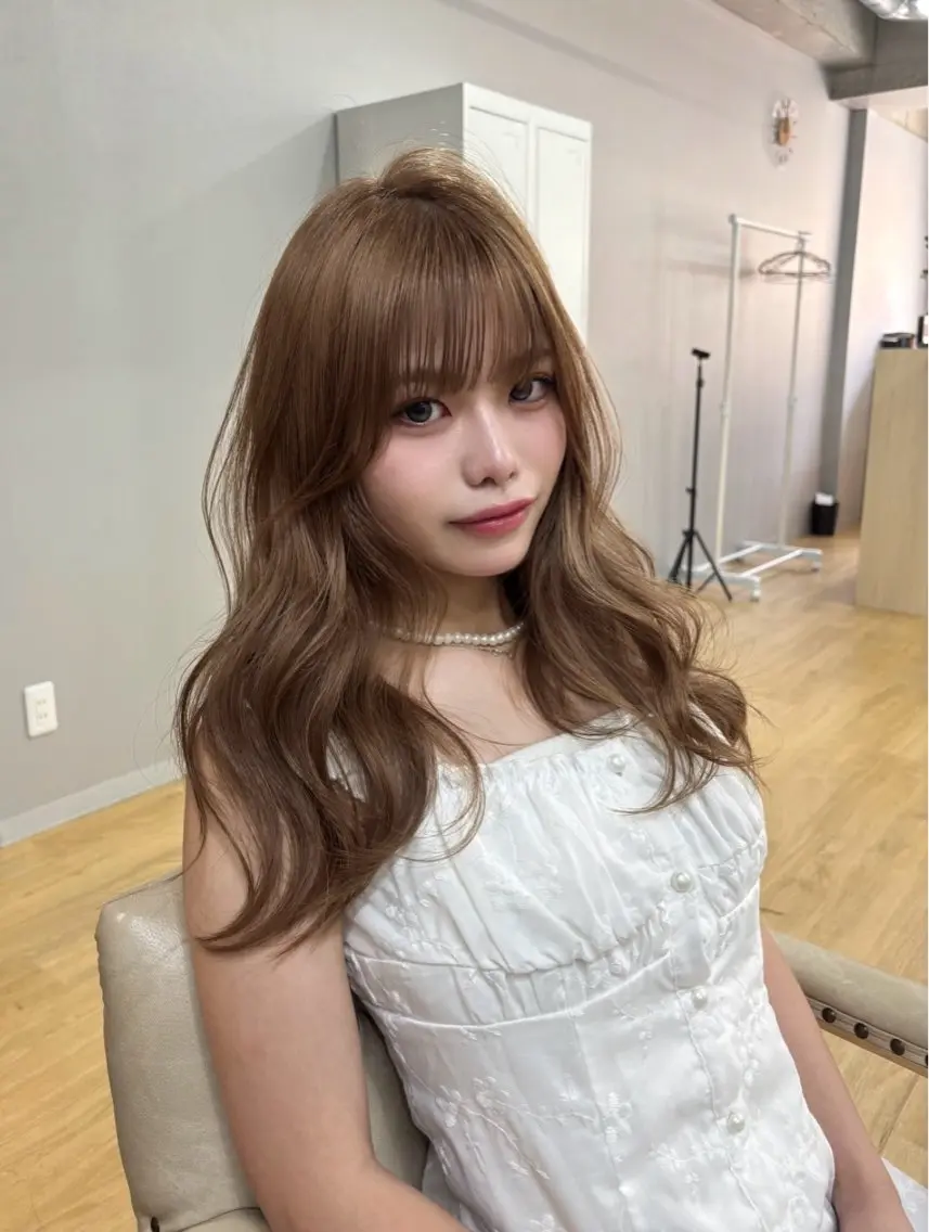 ロング ヘアカラー 透明感カラー Lity🤍ྀིaiのヘアスタイル