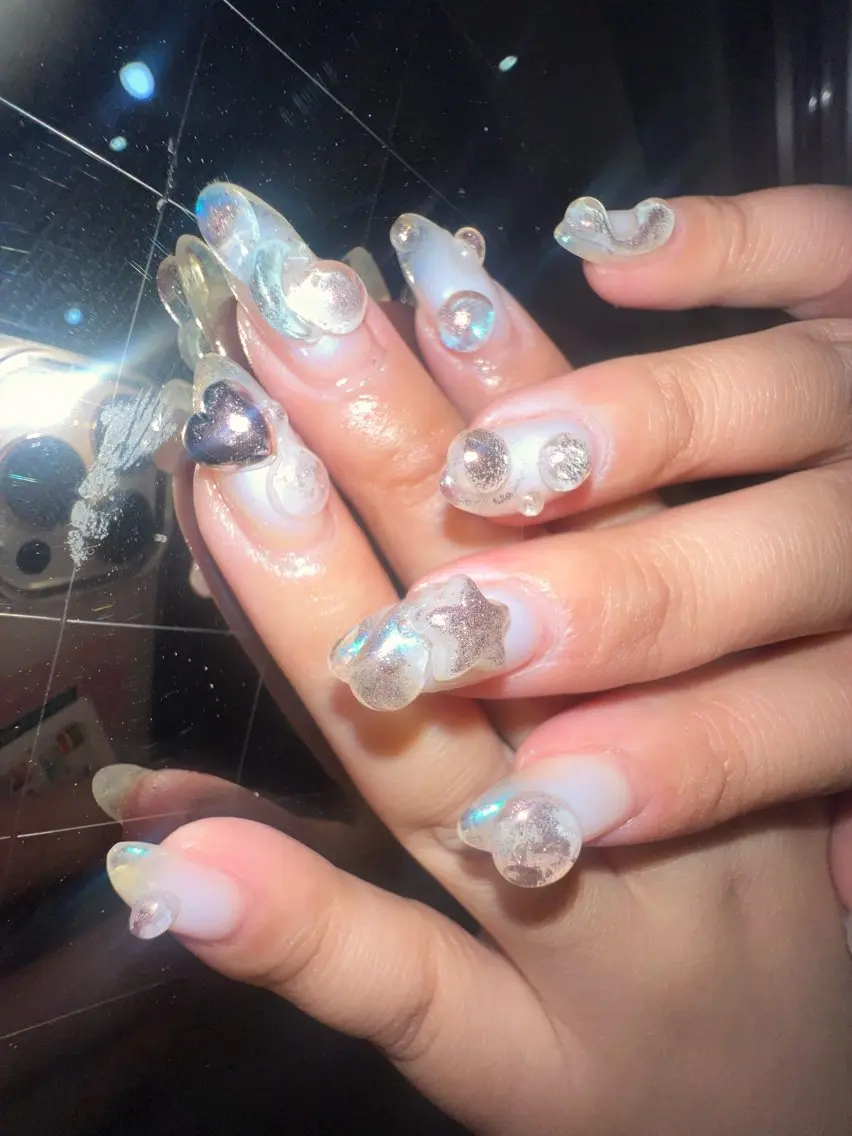 ネイル ハンドネイル Hata nail 🎀個性派ニュアンスのネイルデザイン