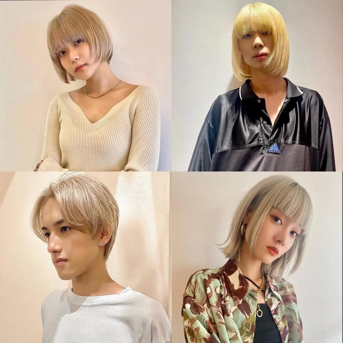 カラー ブロンド ヘアカラー ハイトーン/デザイン hirokiのヘアスタイル