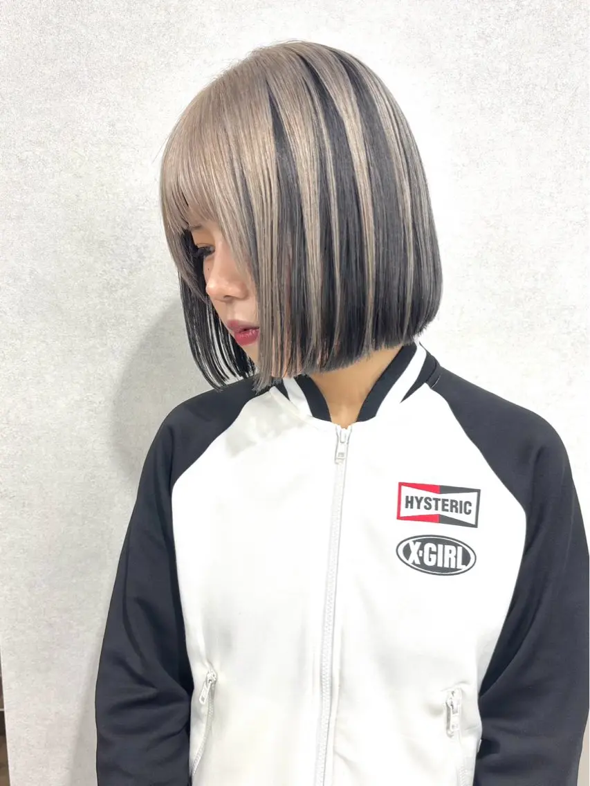 カラー デザイン×ダブルカラ ーHarusa🎀のヘアスタイル