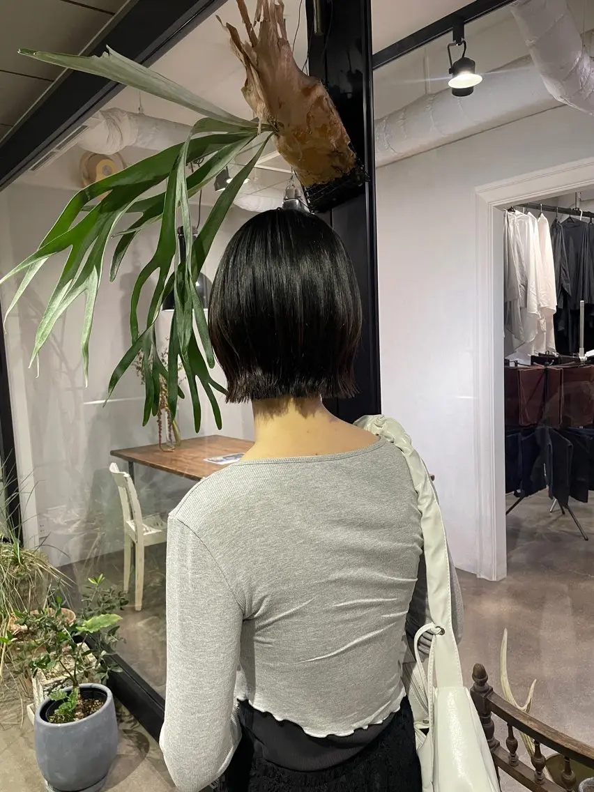 ショート くびれヘア 沼田 彩虹\カットモデルのヘアスタイル