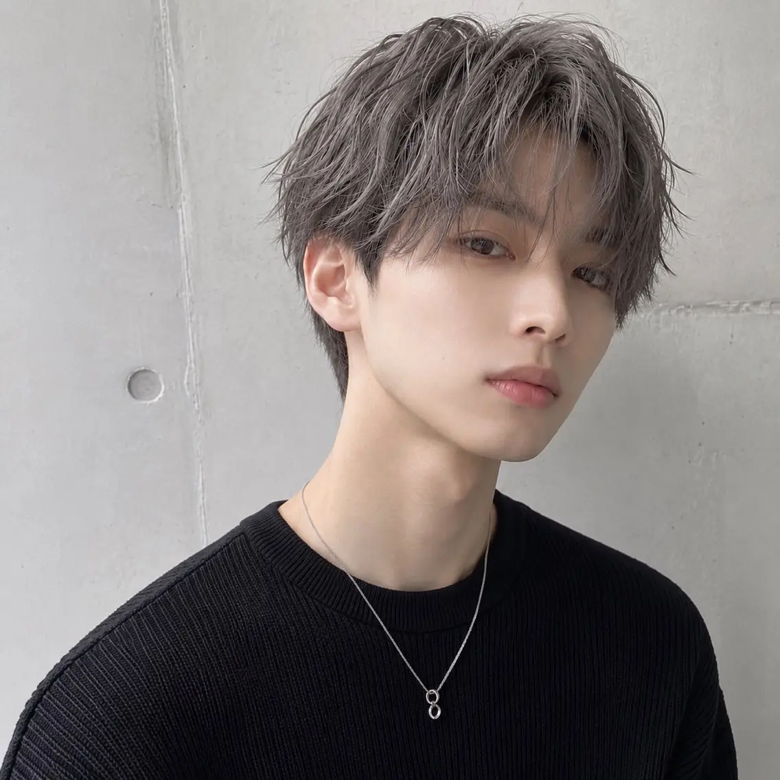 メンズ Raito 博多艶カラー縮毛矯正のヘアスタイル