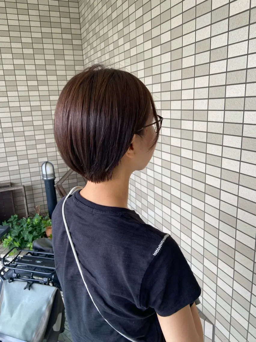 ショート カラー ショートヘア 大矢 萌美のヘアスタイル