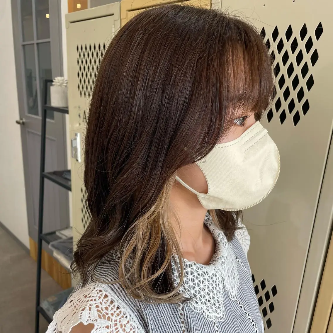 ミディアム カット ヘアカラー トリートメント SUNC/🤎 オオクマ　カナエ🤎のヘアスタイル