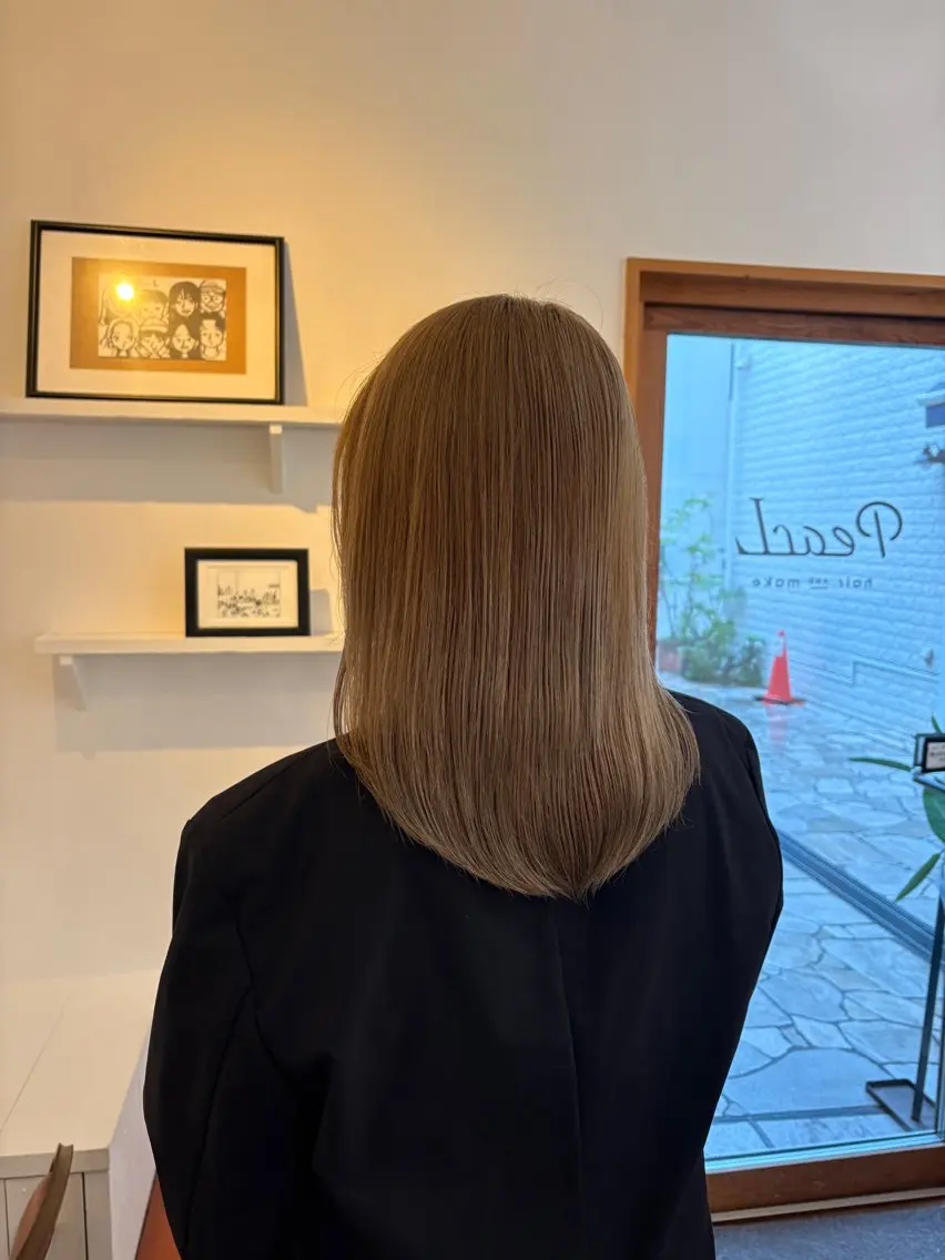 ミディアム トリートメント PearL suzukaのヘアスタイル