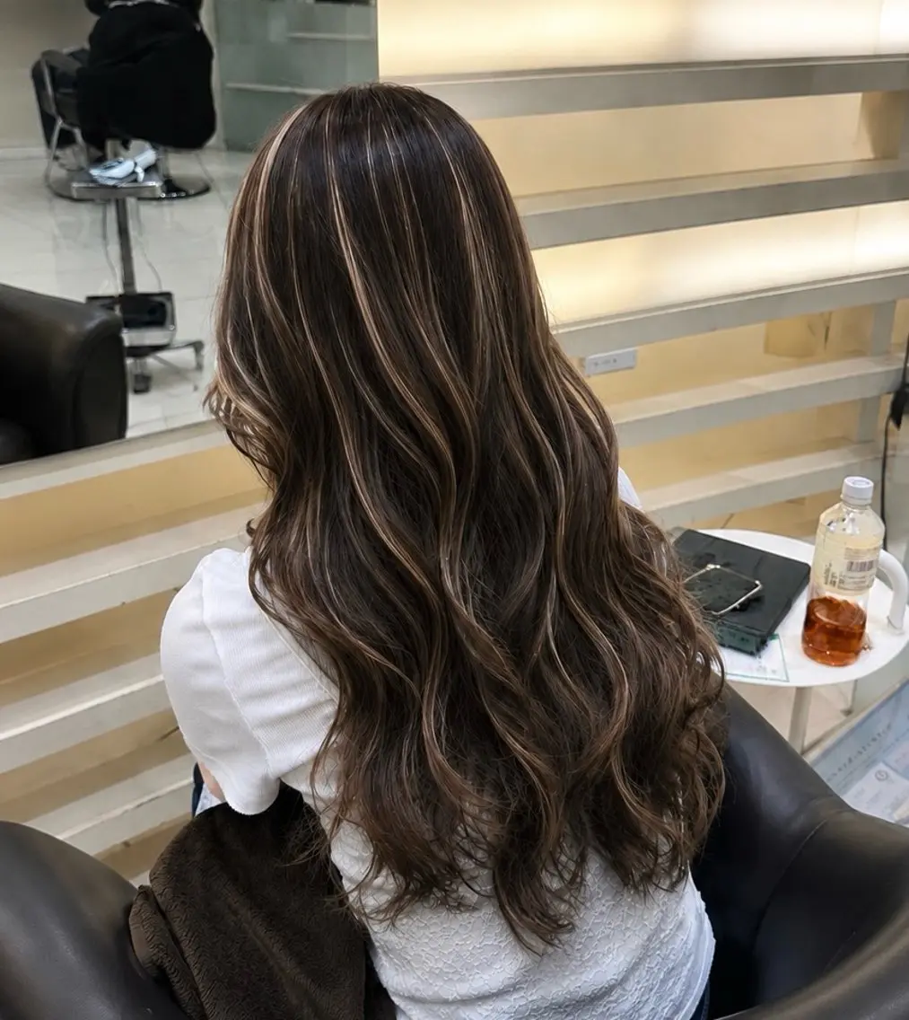 ロング カラー ヘアカラー 透明感カラー/ 銀座/KANAのヘアスタイル