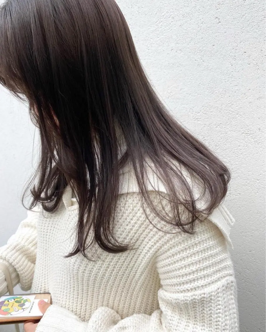 🉐【ロング/ミディアム】カット+ワンカラーの写真