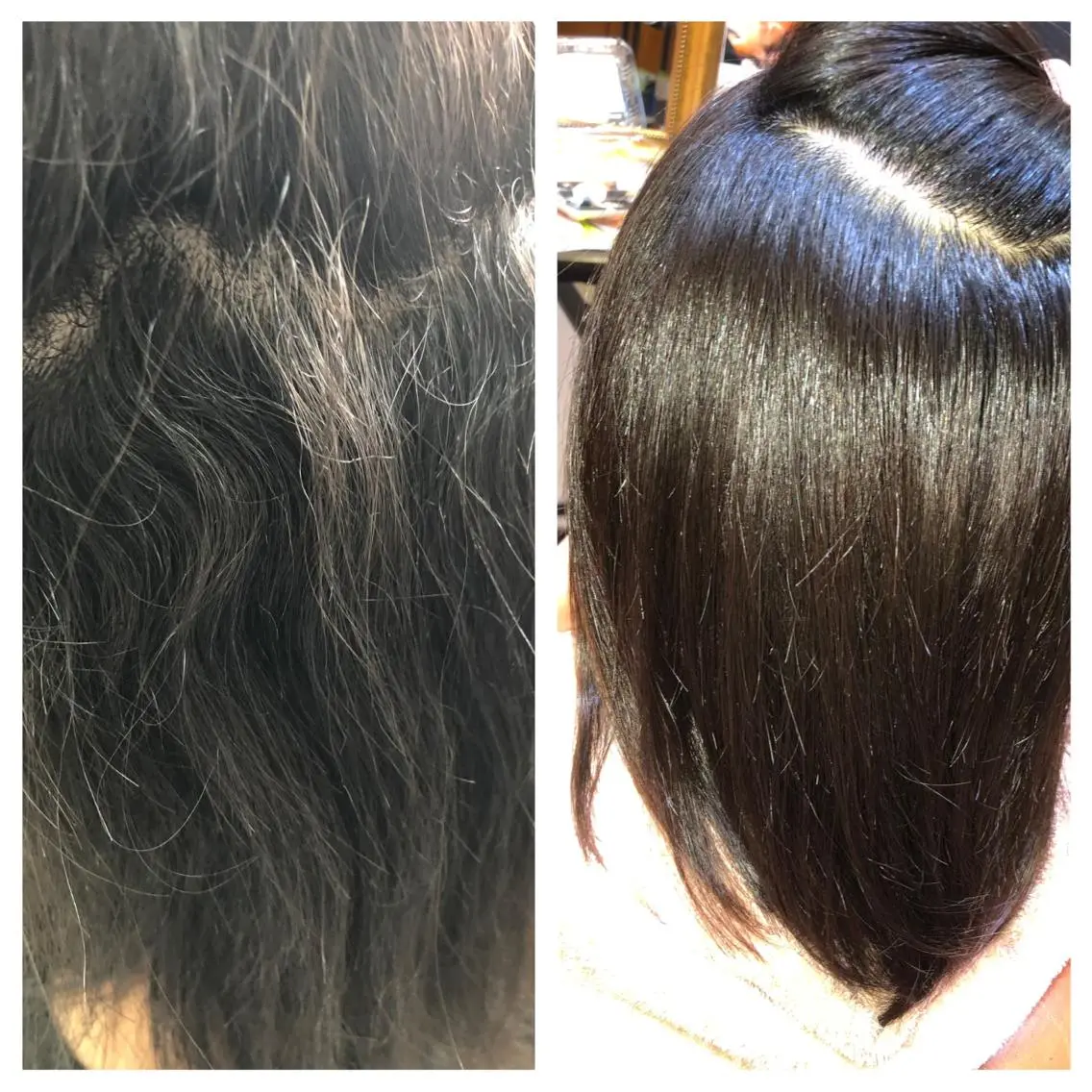 ミディアム カラー パーマ 頭皮ケア&髪質改善 美容室Atomのヘアスタイル