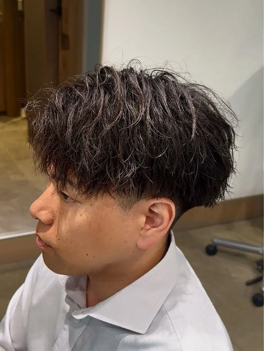 メンズ メンズパーマ カット 堀場 大生/ メンズ特化/野々市のヘアスタイル