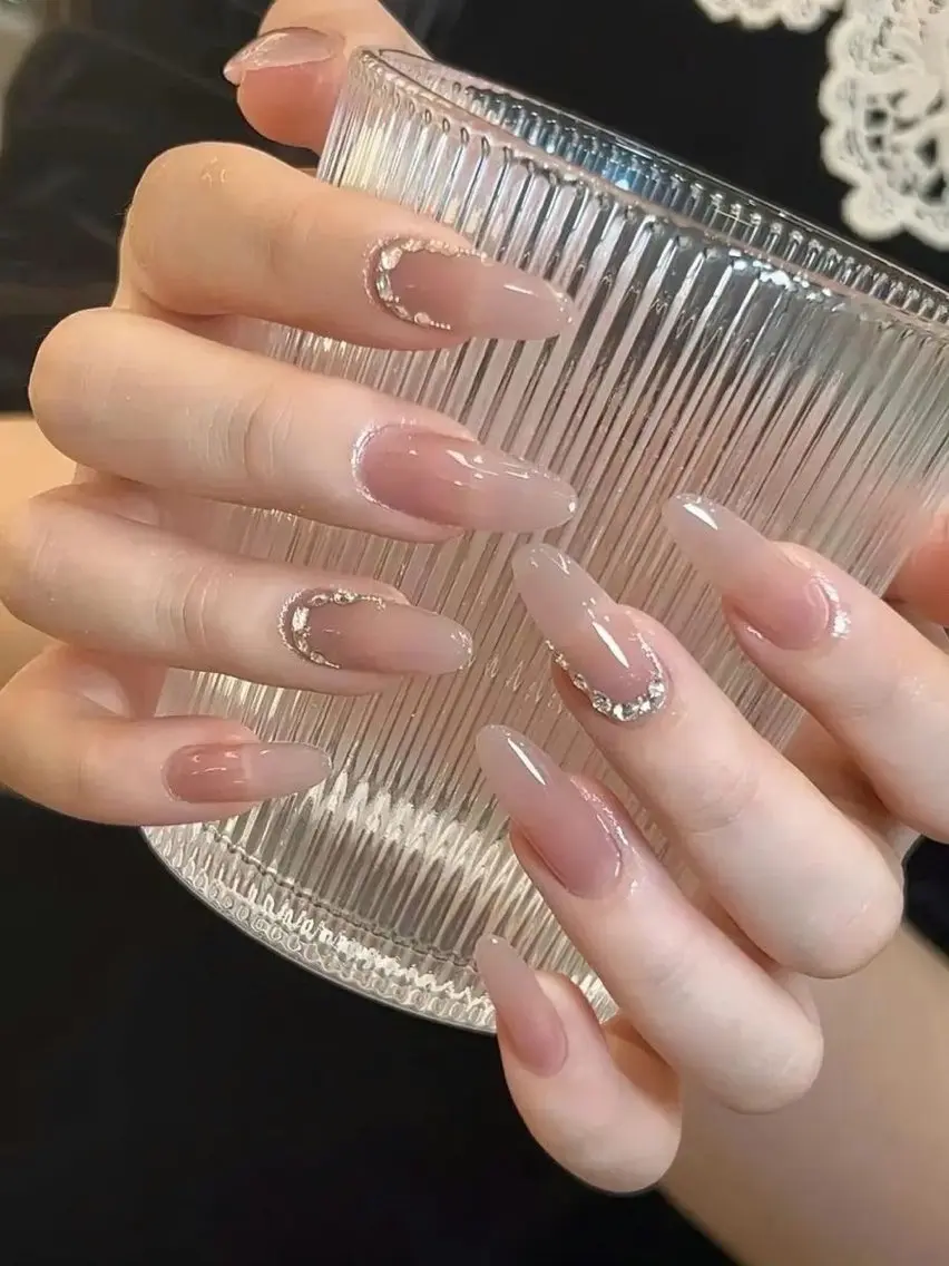 ネイル 長さ出し フレンチネイル グラデーション 韓国ネイル マグネットネイル ハンドネイル VB HEAVEN nailのネイルデザイン