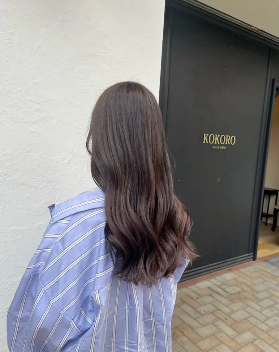 ロング カラー 松尾 遥花のヘアスタイル