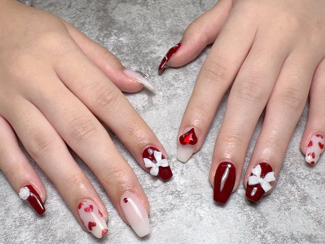ハンド💅💗120分持ち込みアートコース🎨( ¨̮ )💕オフあり💍💎の写真