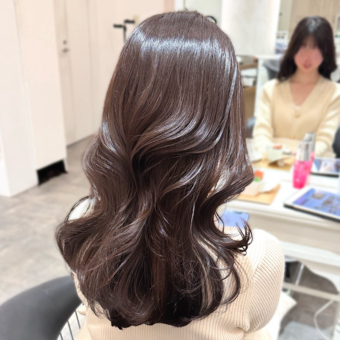 【似合わせカット➕透明感カラー➕ Aujua5step集中ケアトリートメント🫧】の写真