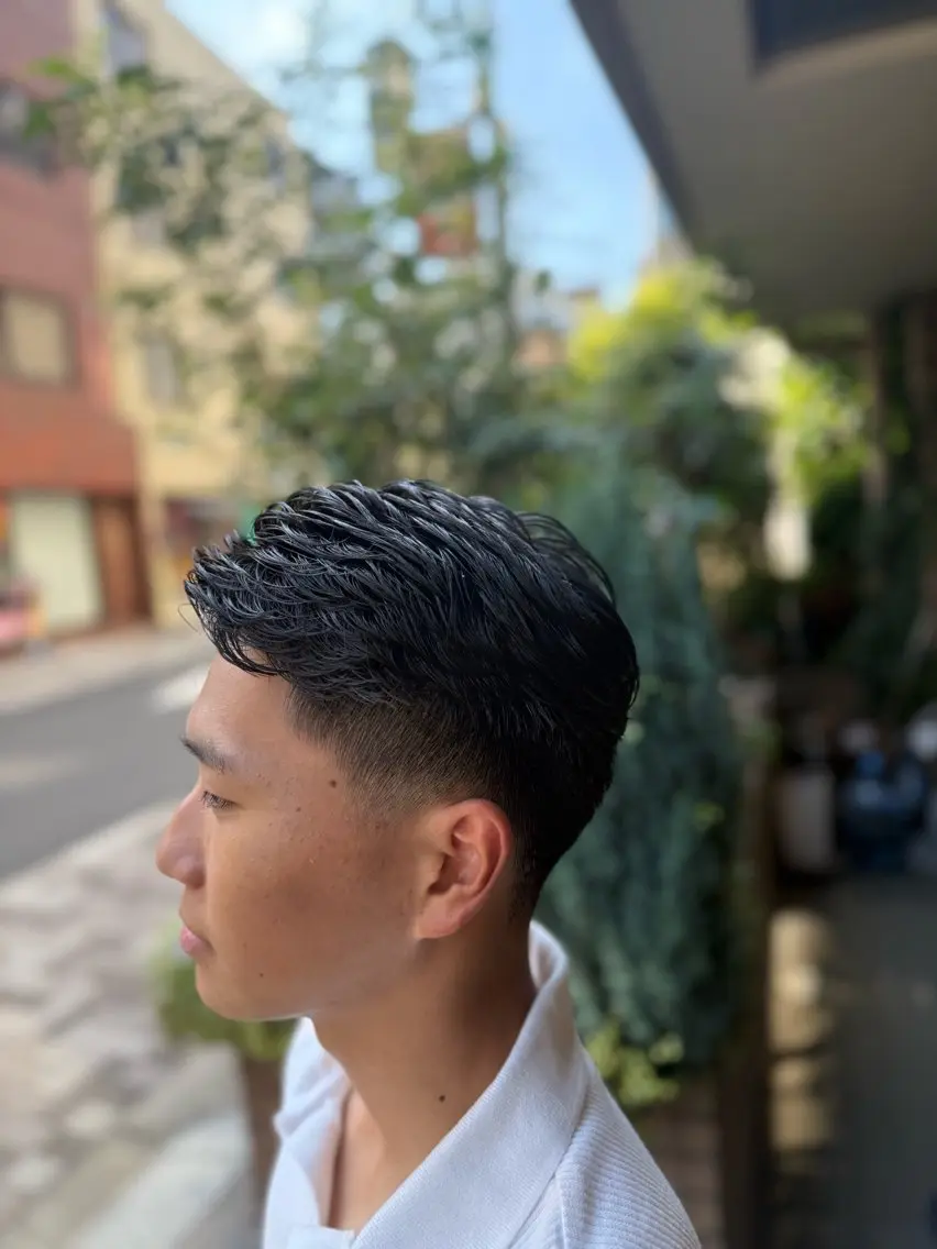 ショート パーマ メンズ カット パーマ 【メンズ専門】代々木 上原🌳目黒マヤのヘアスタイル