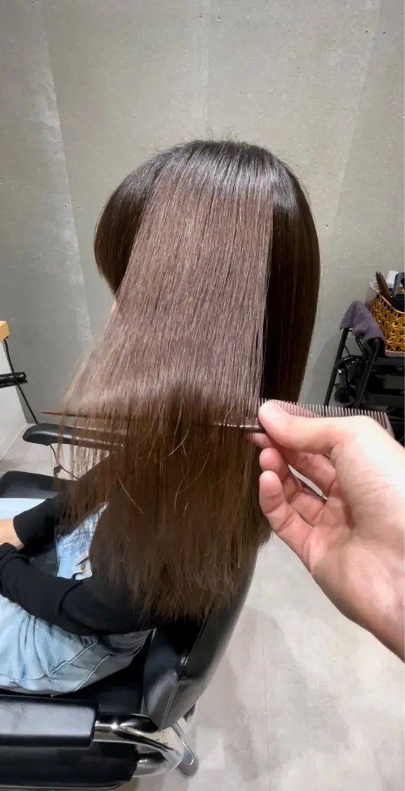 ミディアム 髪質改善 トリートメント 髪質改善ヘアケア 艶髪特化/上田のヘアスタイル