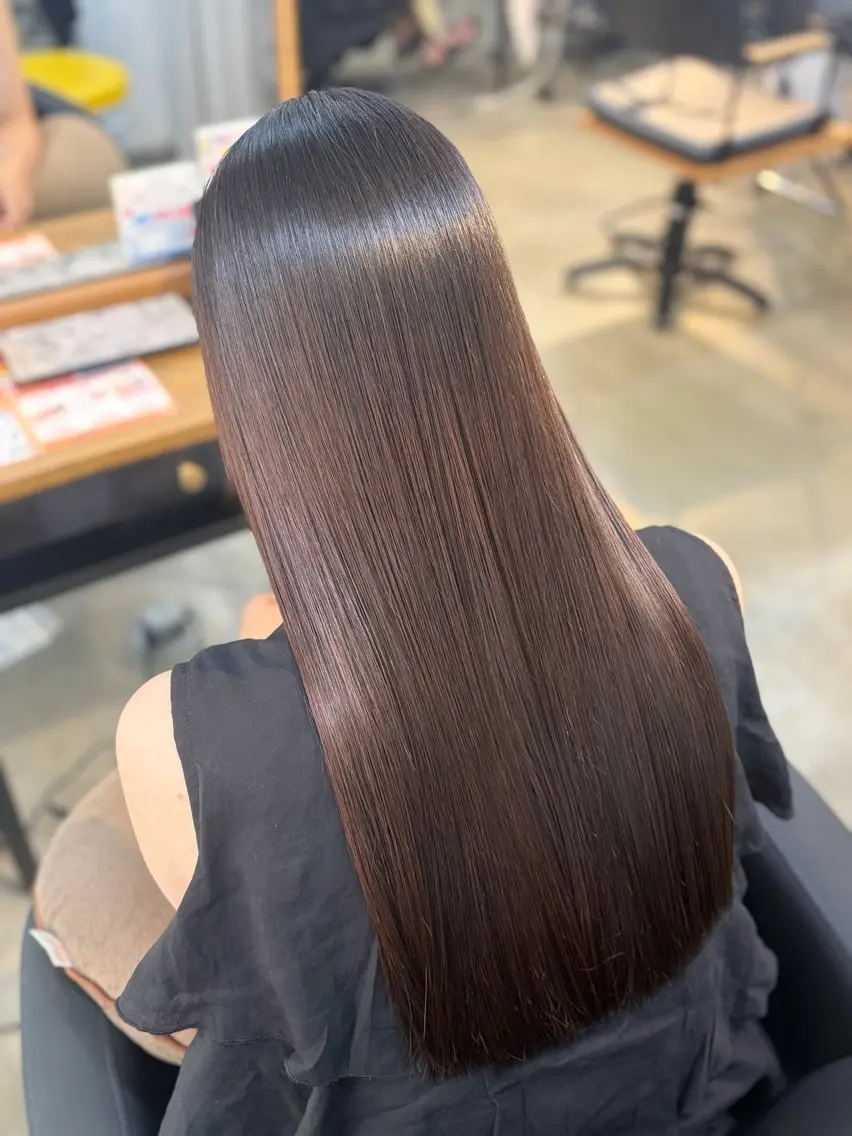 ロング 縮毛矯正 🎶YUME🎶 Rooohairのヘアスタイル