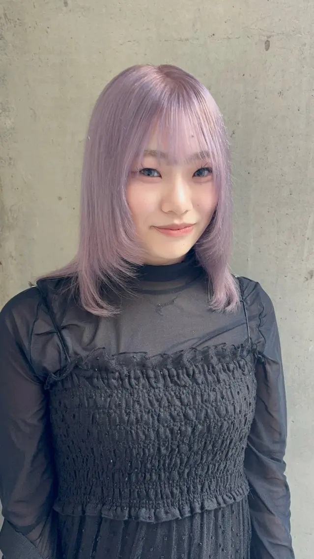 ミディアム ヘアカラー 【美ボブ.艶カラー. 梅田茶屋町】midoのヘアスタイル
