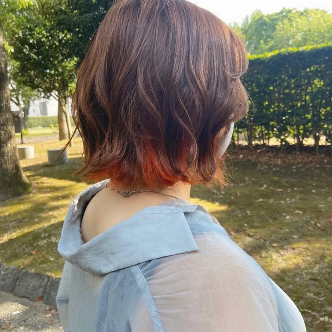 ショート ヘアカラー SiLO yuri andoのヘアスタイル