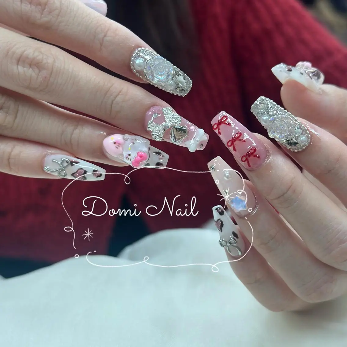 ネイル 持ち込み ネイルチップ ハンドネイル 渋谷 Domi Nailのネイルデザイン
