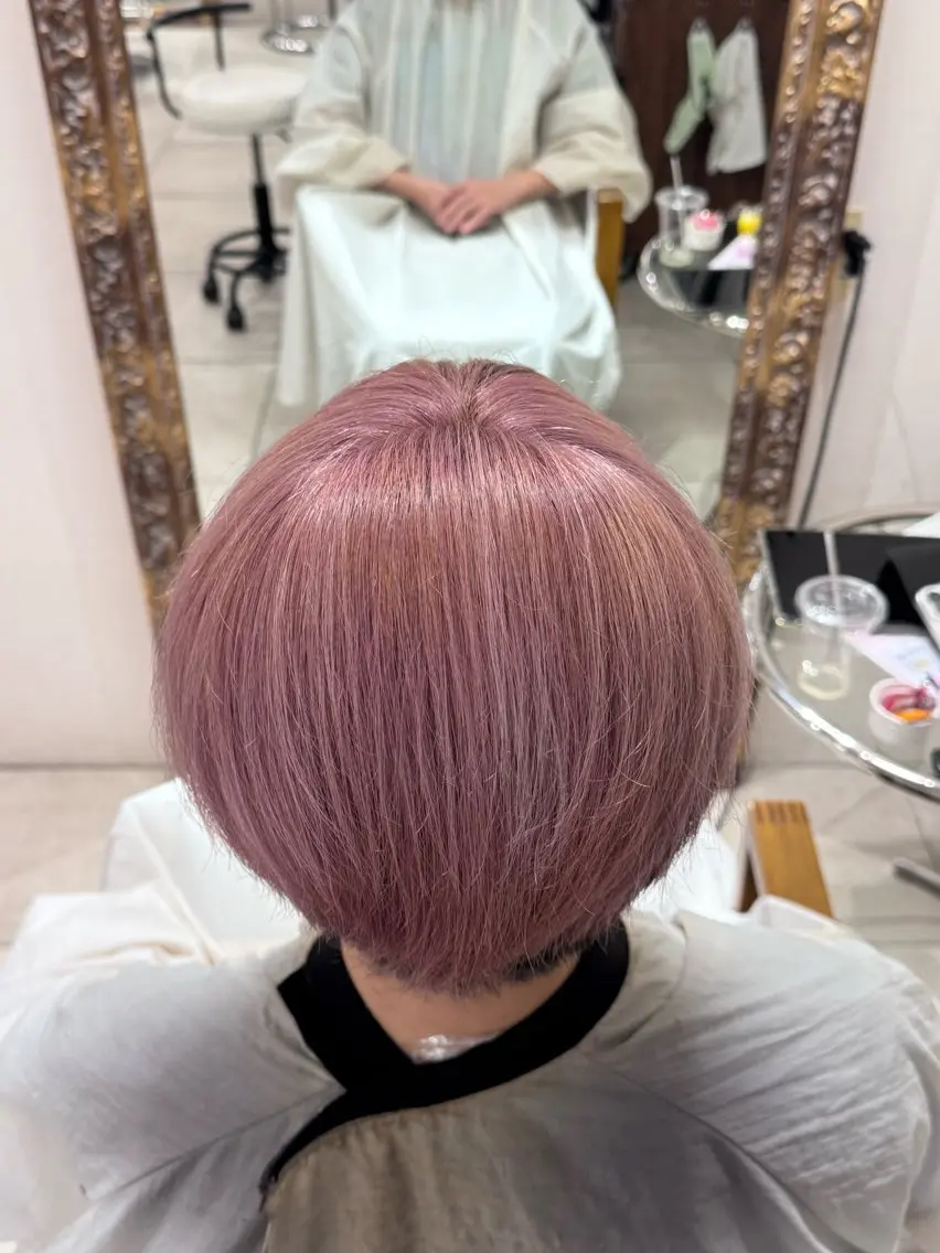 ショート カラー メンズ ヘアカラー 佐藤 凜のヘアスタイル