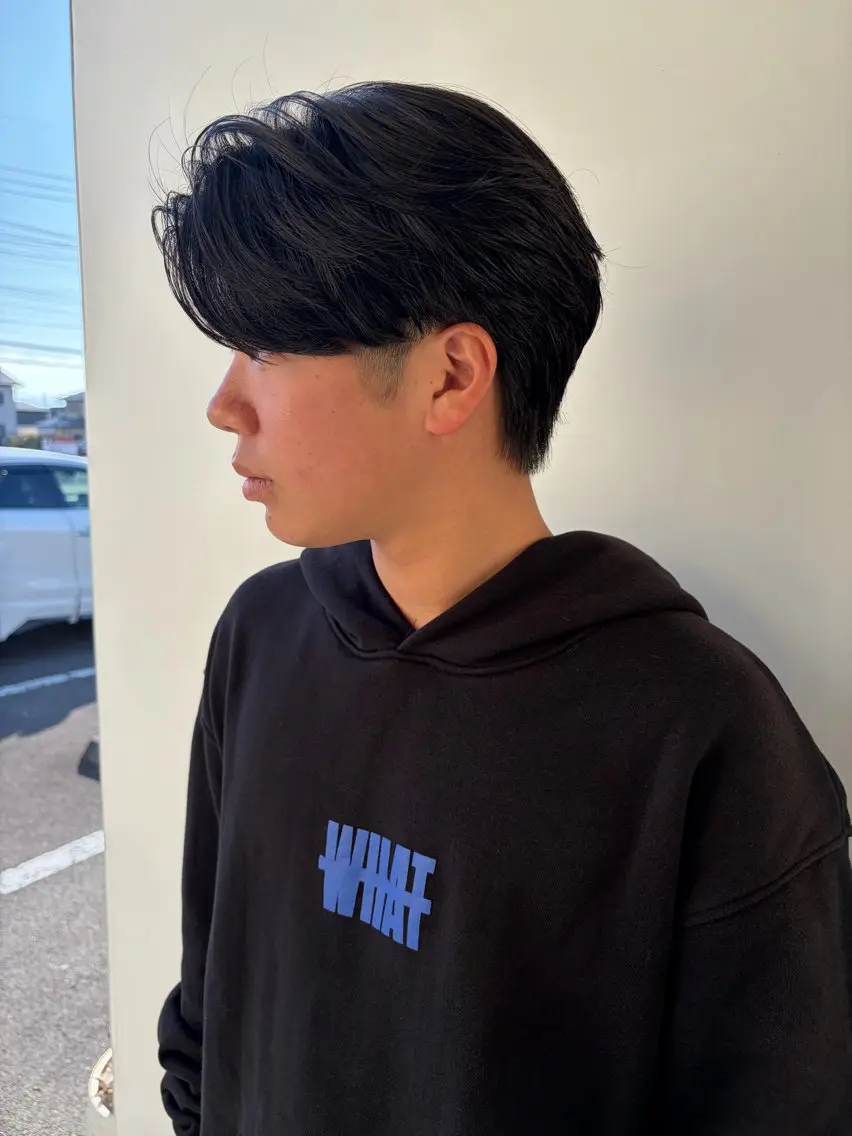 メンズ カット パーマ 松本 茜のヘアスタイル