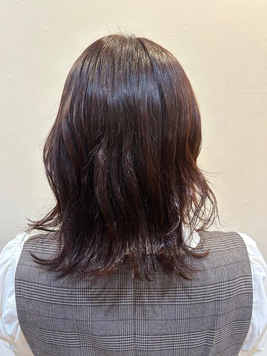 ミディアム ピンクブラウン Dali 新さっぽろ Ricoのヘアスタイル