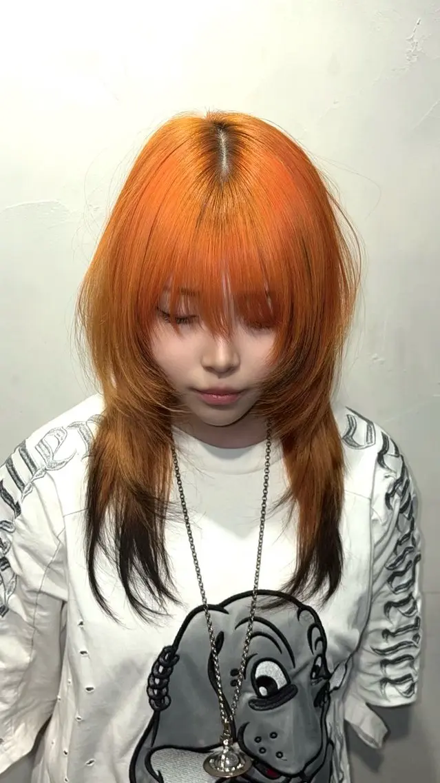 レイヤーカットの写真
