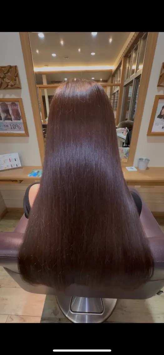 ロング カラー ブラウンカラー ピンクカラー トリートメント ヘアカラー カラーモデル/ 戸苅法永のヘアスタイル