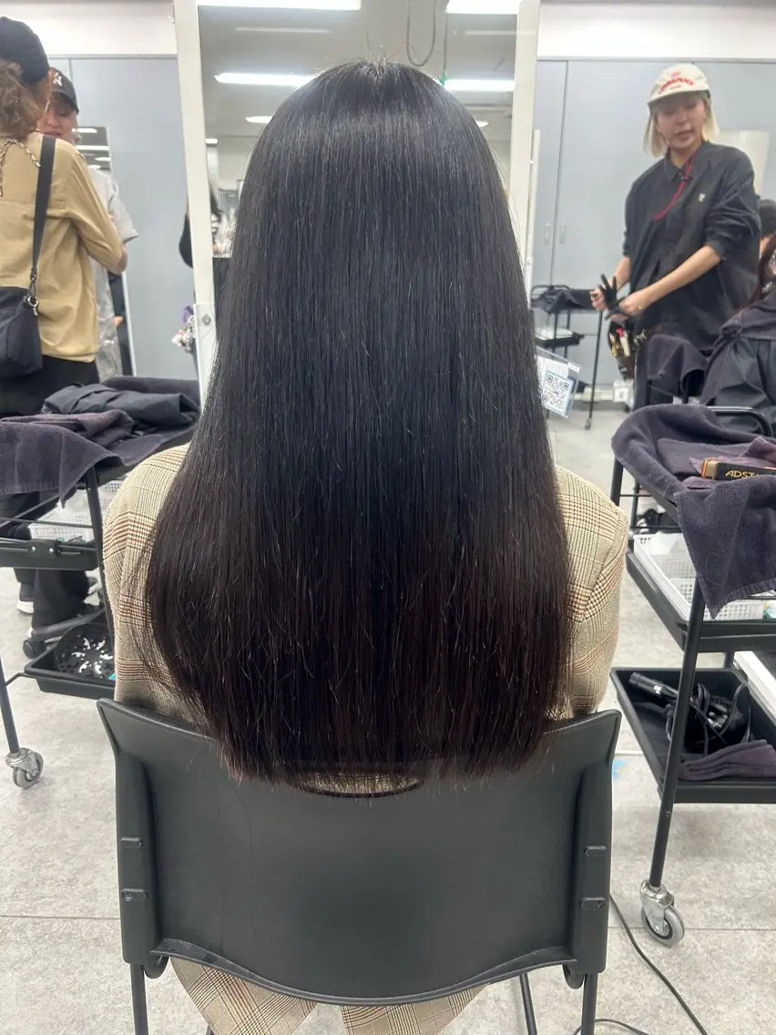 ロング カラー ヘアアレンジ メンズ さくら🍒 暖色カラー/髪質改善のヘアスタイル