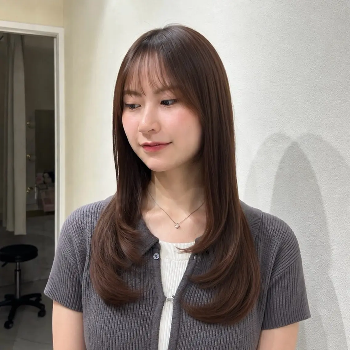 ロング くびれヘア レイヤーカット ローレイヤー カット レイヤーカット/ 髪質改善/toa🕊のヘアスタイル