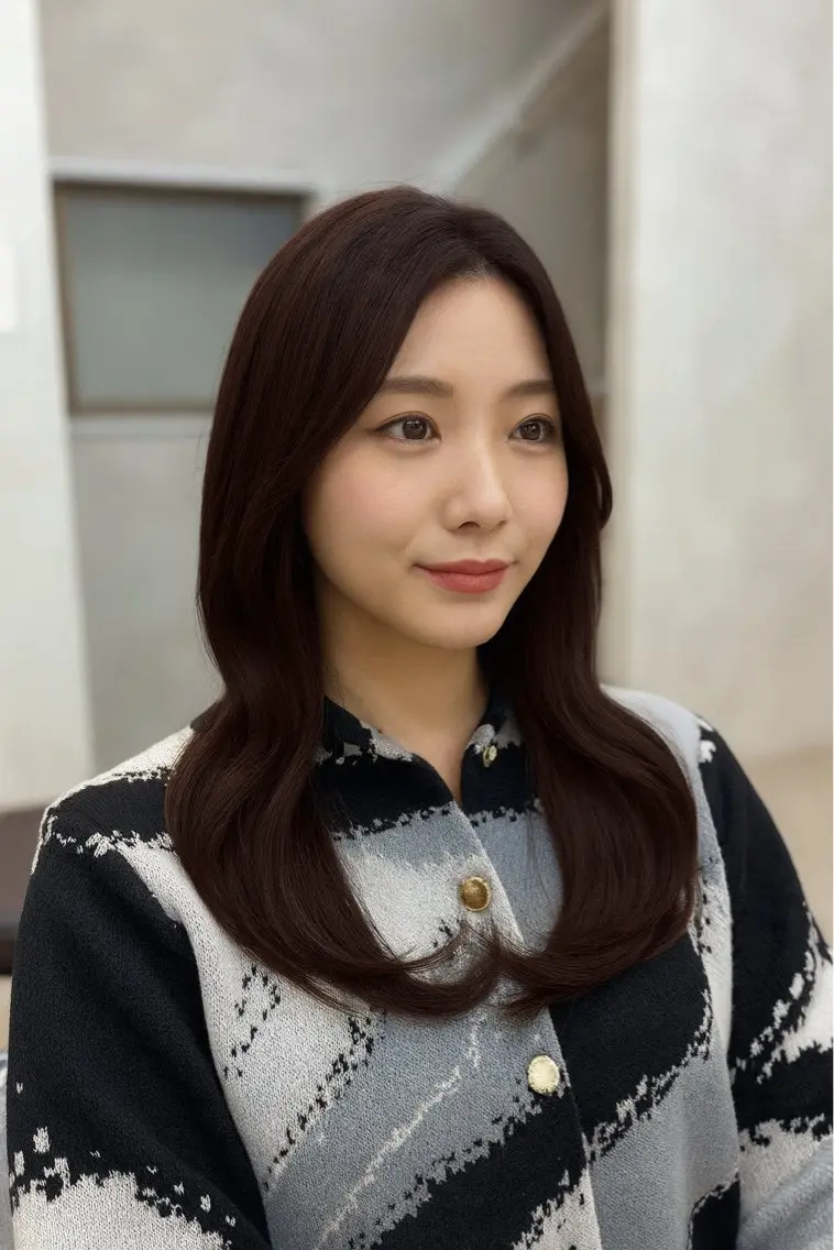セミロング ✨レイヤーカット✨ 顔まわり✂️鎌倉楓麻のヘアスタイル