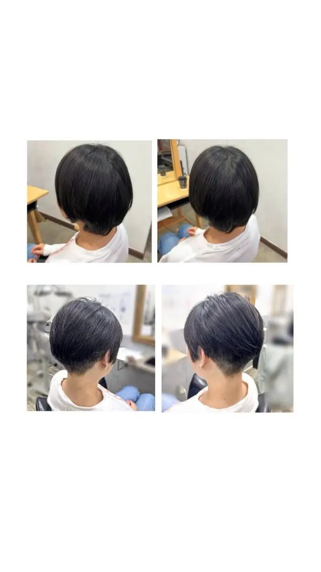 ショート lore umeのヘアスタイル