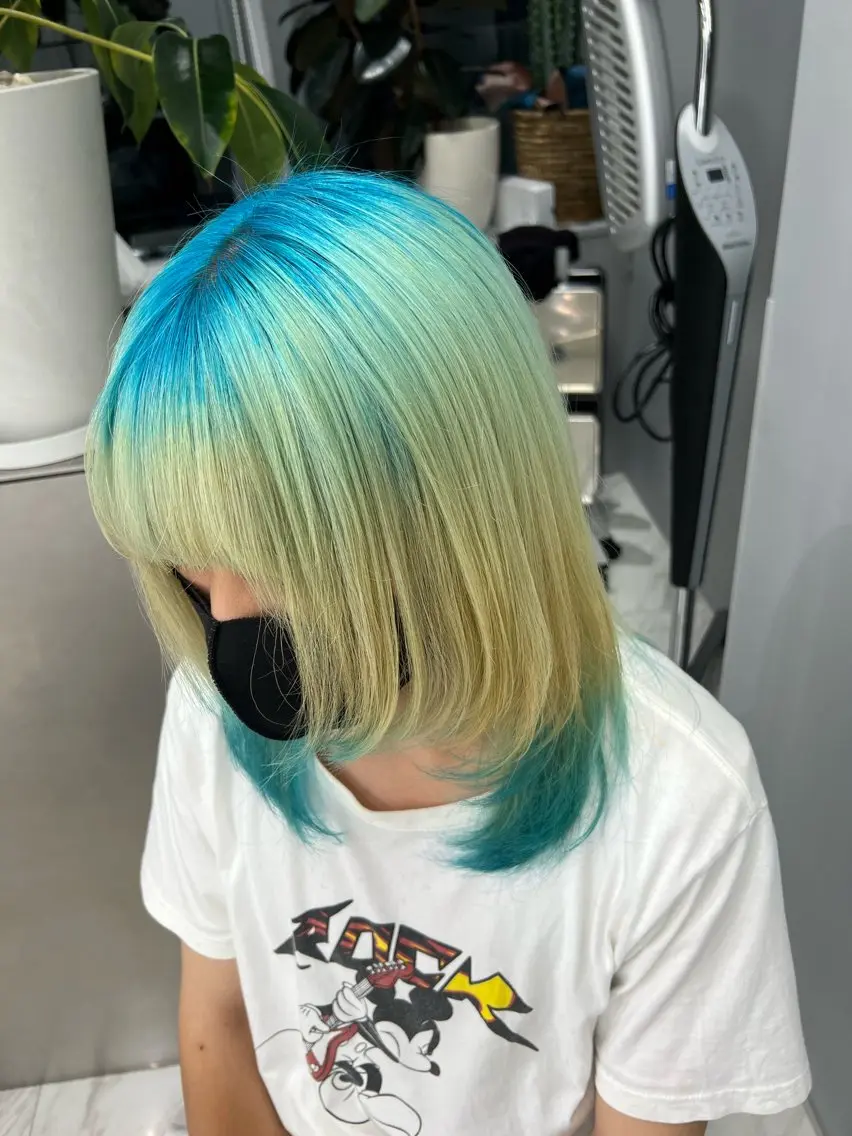 セミロング カラー カット ヘアカラー トリートメント ヘッドスパ 最高級髪質改善🥇 小玉美菜のヘアスタイル