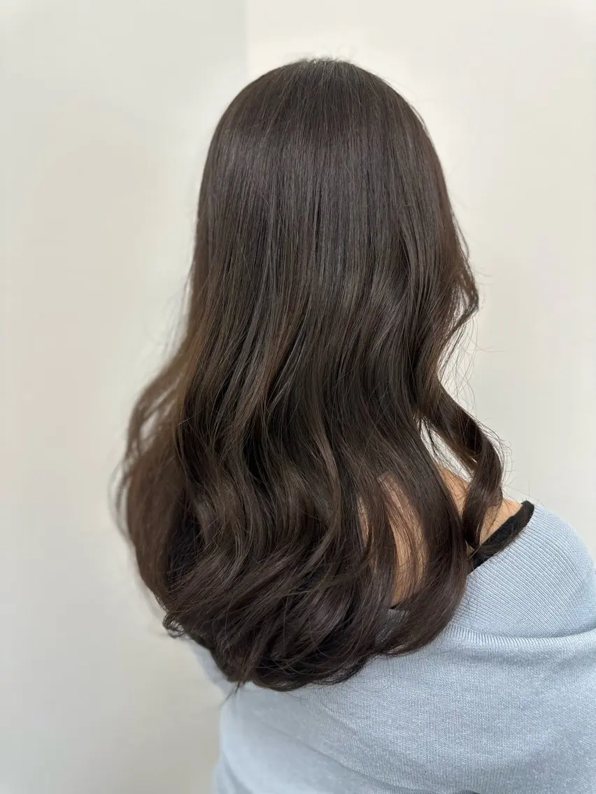 セミロング 前髪顔まわりカット 🌈中村海聖のヘアスタイル