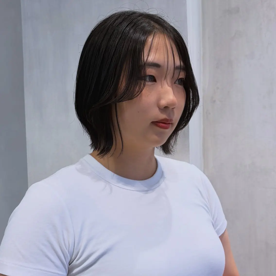 ミディアム カット トリートメント 久永 香奈子のヘアスタイル