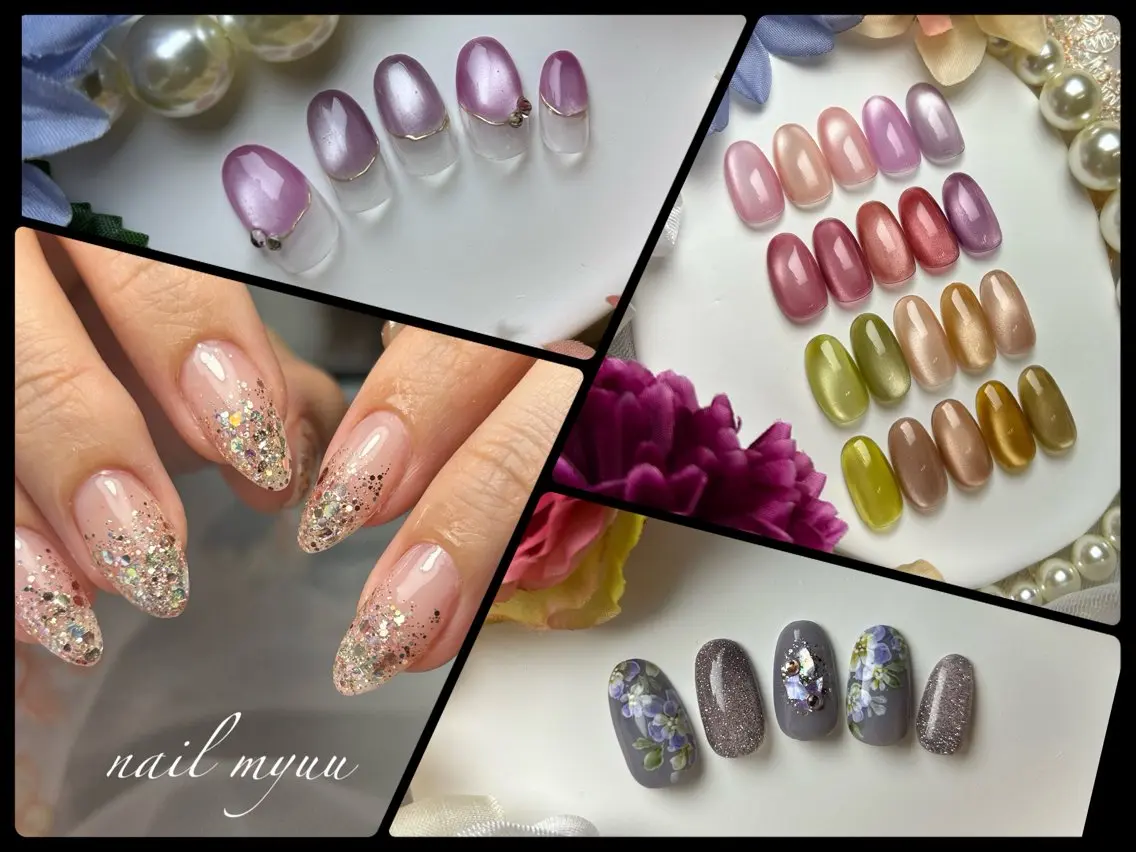 ネイル グラデーション ニュアンスネイル オフィスネイル ワンカラーネイル シンプルネイル nail myuu 【ネイルミュー】のネイルデザイン