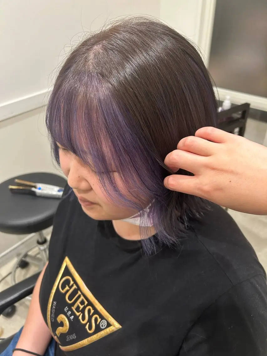 カラー 🌈透け感カラー RINA🌈のヘアスタイル