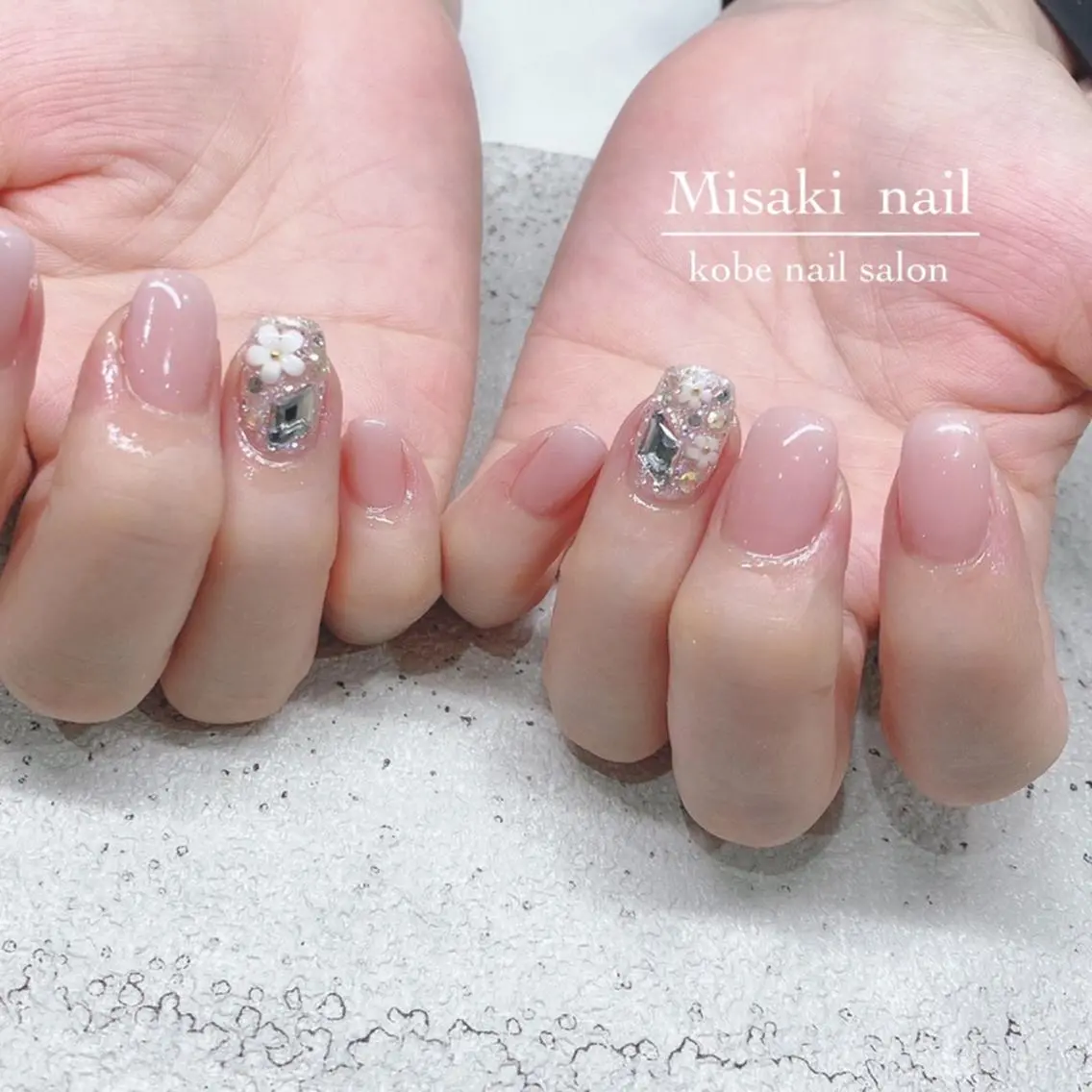 ネイル 韓国ネイル ワンホンネイル ハンドネイル nailsalon miinailsのネイルデザイン