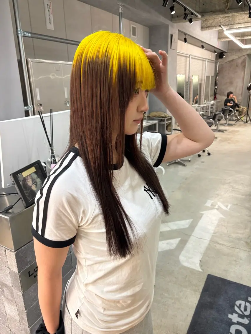 ロング カラー ヘアカラー デザインカラー /rioのヘアスタイル
