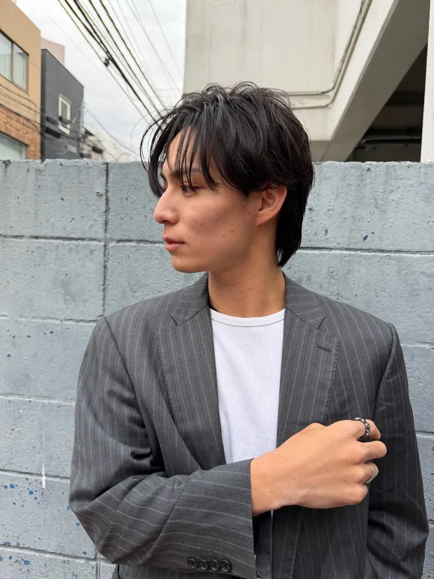 パーマ メンズ カット パーマ トリートメント ヘアセット 再現性No.1ヘア ごーた立川のヘアスタイル
