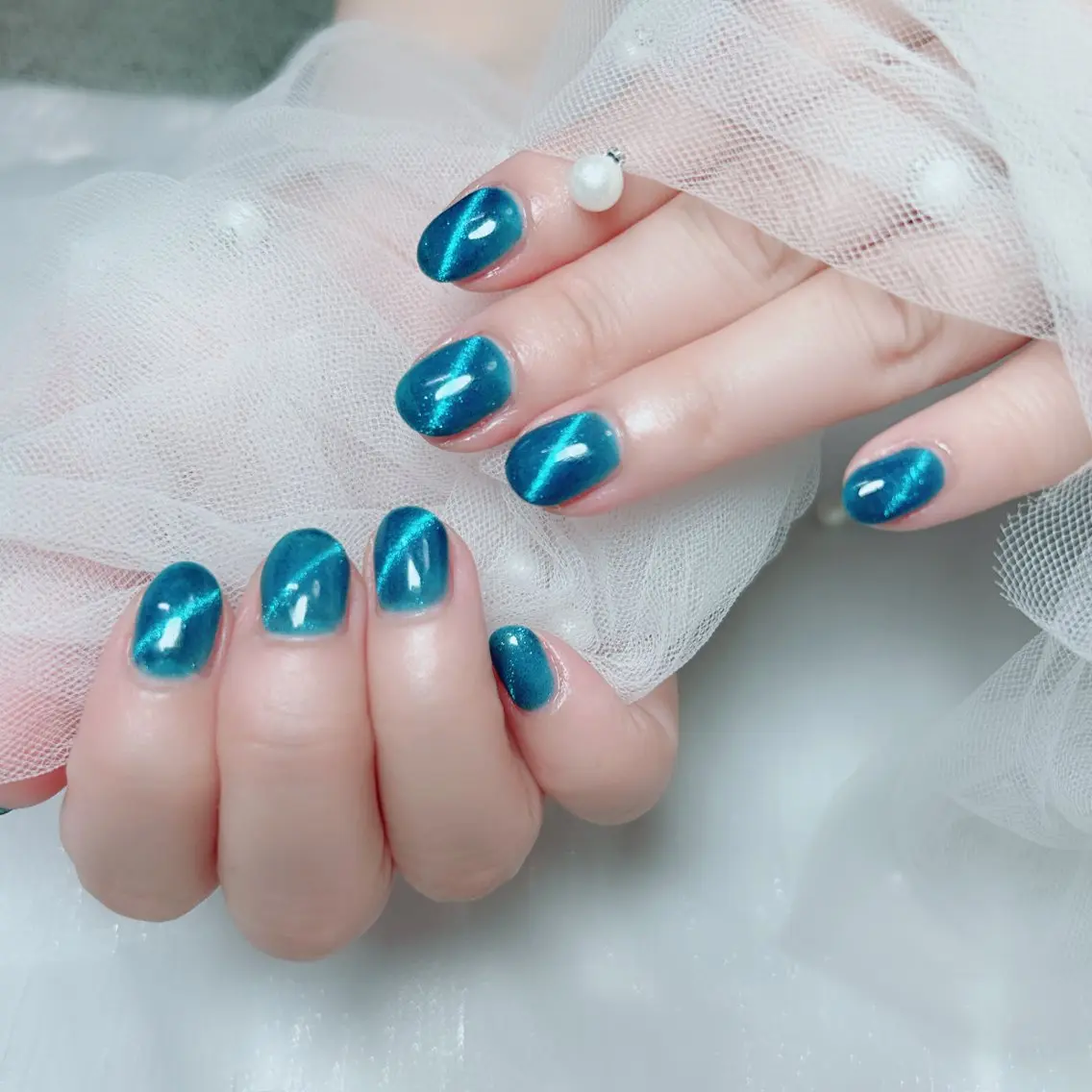 ネイル フラワーネイル 韓国ネイル 夏ネイル ワンホンネイル ハンドネイル Cute Tips nailのネイルデザイン