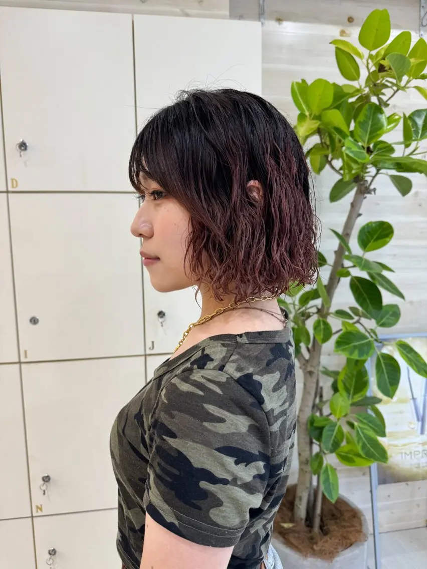 ショート パーマ Seeknext // Rukaのヘアスタイル