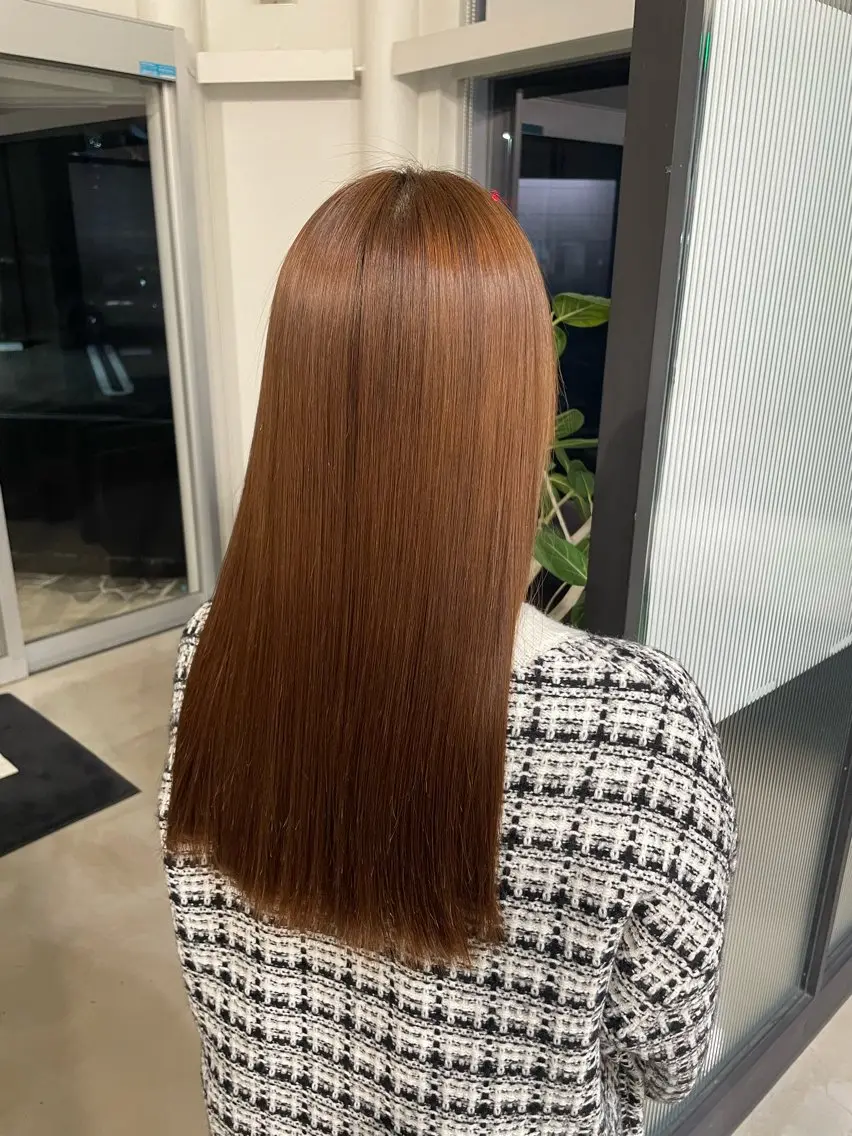 ロング パーマ カット／ブリーチ🐏 モデル募集中 ナナホのヘアスタイル