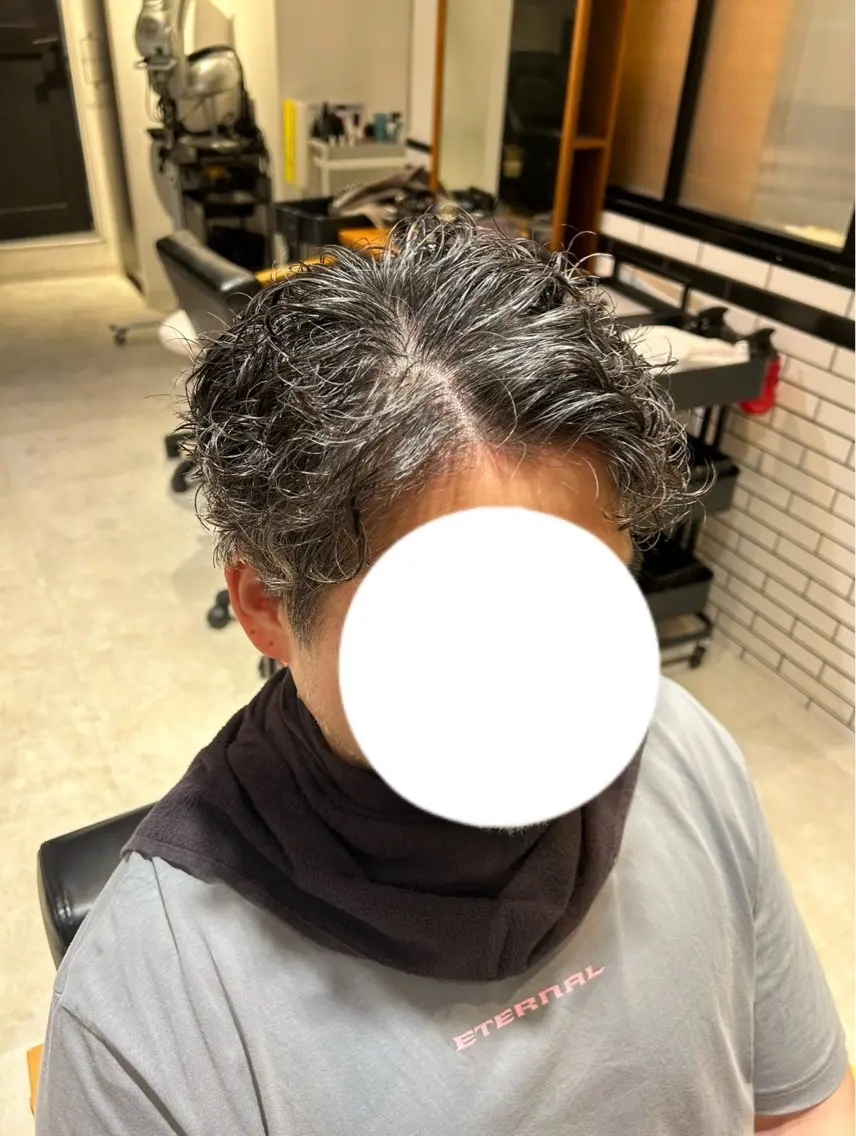 メンズ メンズパーマ カット パーマ miho .のヘアスタイル
