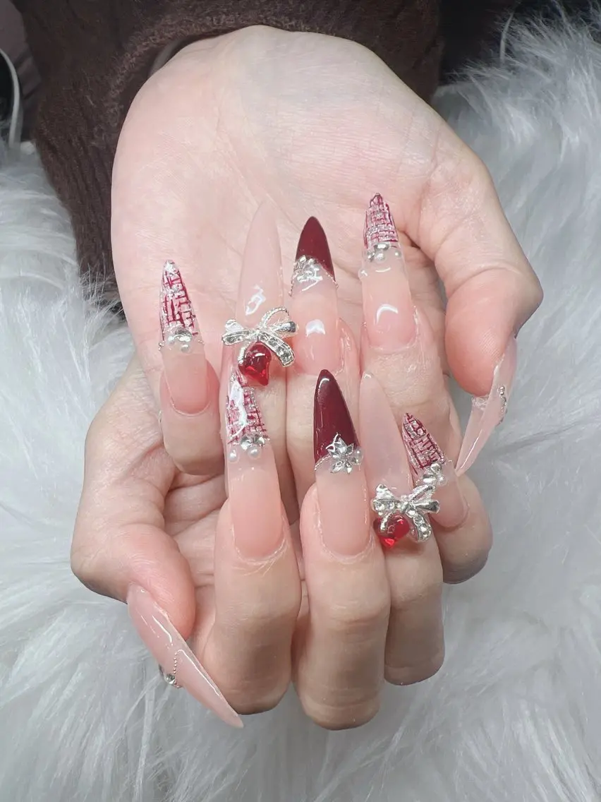 ネイル ハンドネイル Lee Nails チップ長さだし専門店のネイルデザイン