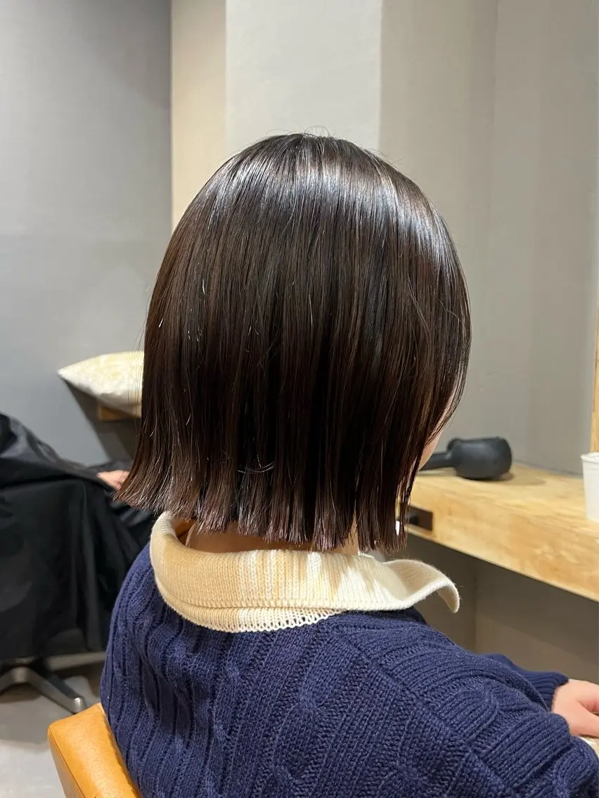 ショート ボブ 神戸ボブ✂️ ioe三宮/田 伸佳のヘアスタイル