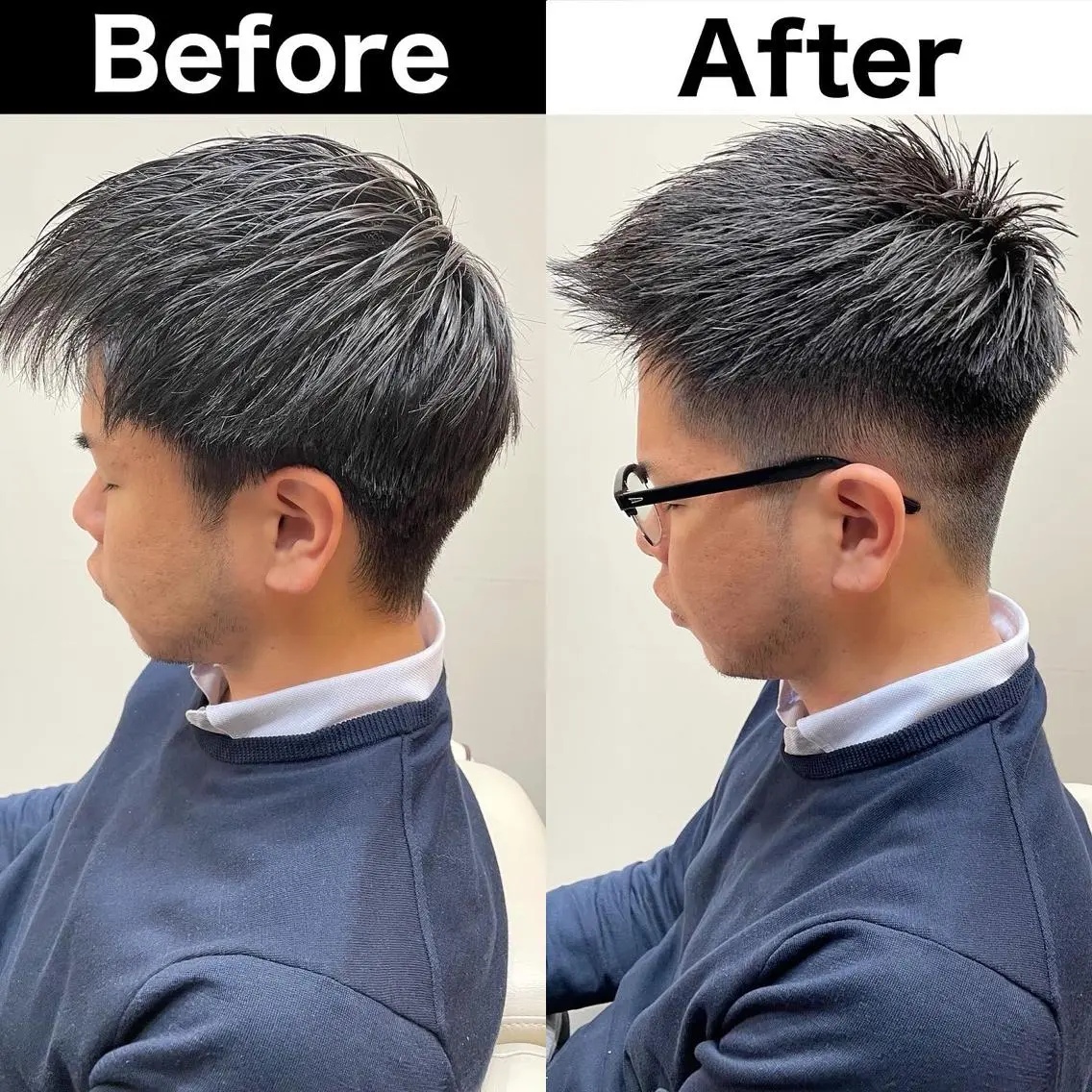 メンズ ビジネス メンズ就活ヘア メンズパーマ ツーブロック 刈り上げ カット ヘッドスパ Soleria 田中慎一のヘアスタイル