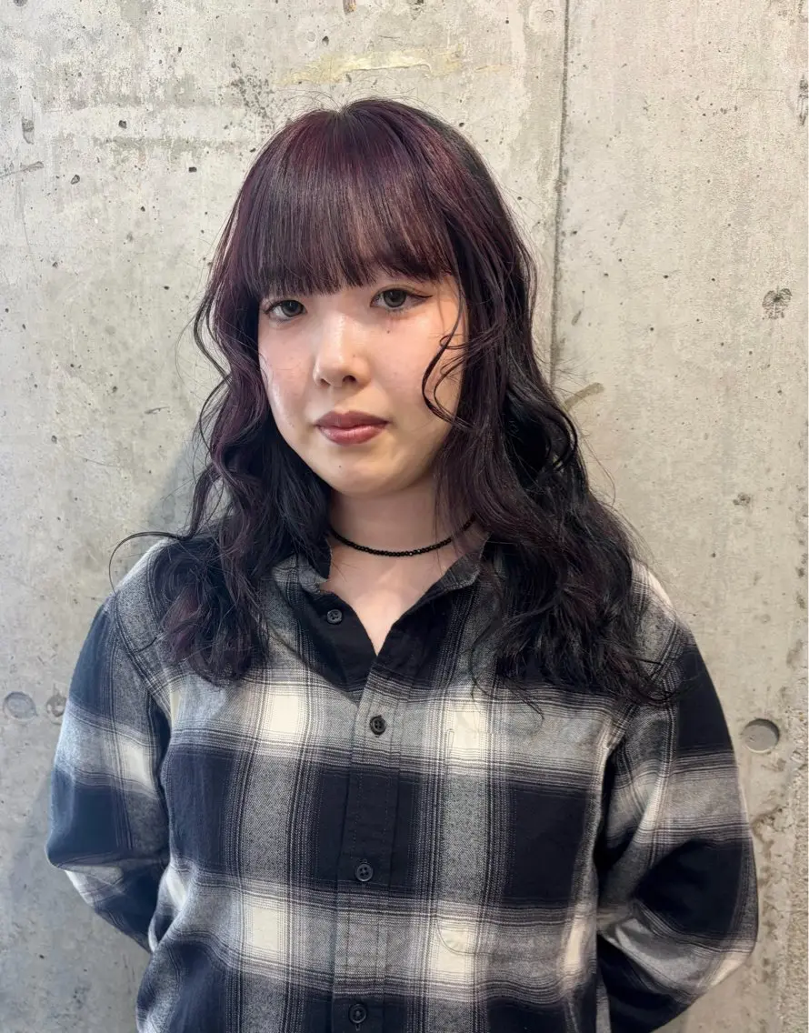 カラー デザインカラー ラベンダーカラー レッドカラー ヘアカラー [lani ] konatsuのヘアスタイル