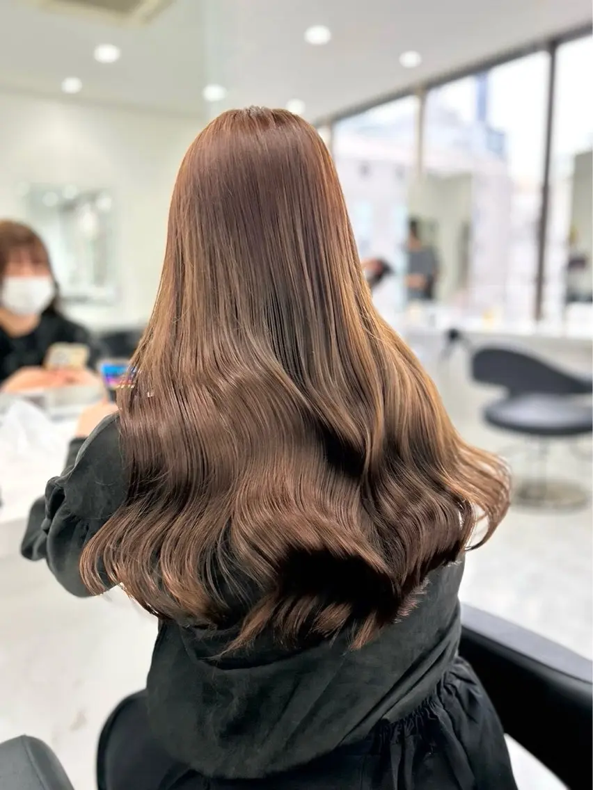 ロング カラー 🎀暖色/ラベンダー /paru🤍のヘアスタイル