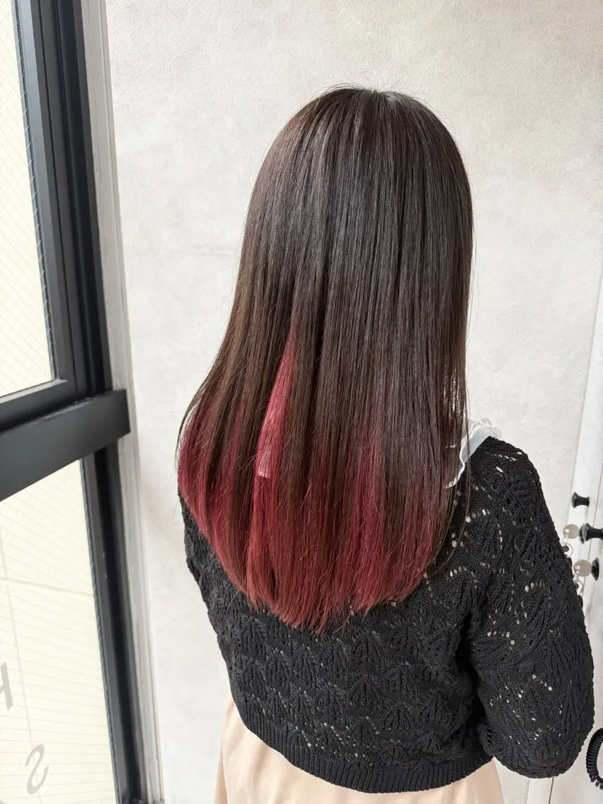 ロング カラー ヘアカラー レイヤー／ハイトーン 🍎森貝洋亮🍎のヘアスタイル